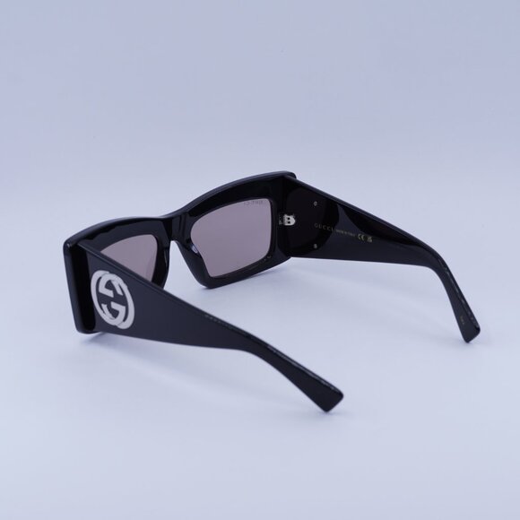 ?️ New Gucci GG1842S 006 Sunglasses - White/Black Frame, Brown Lenses main image 10
